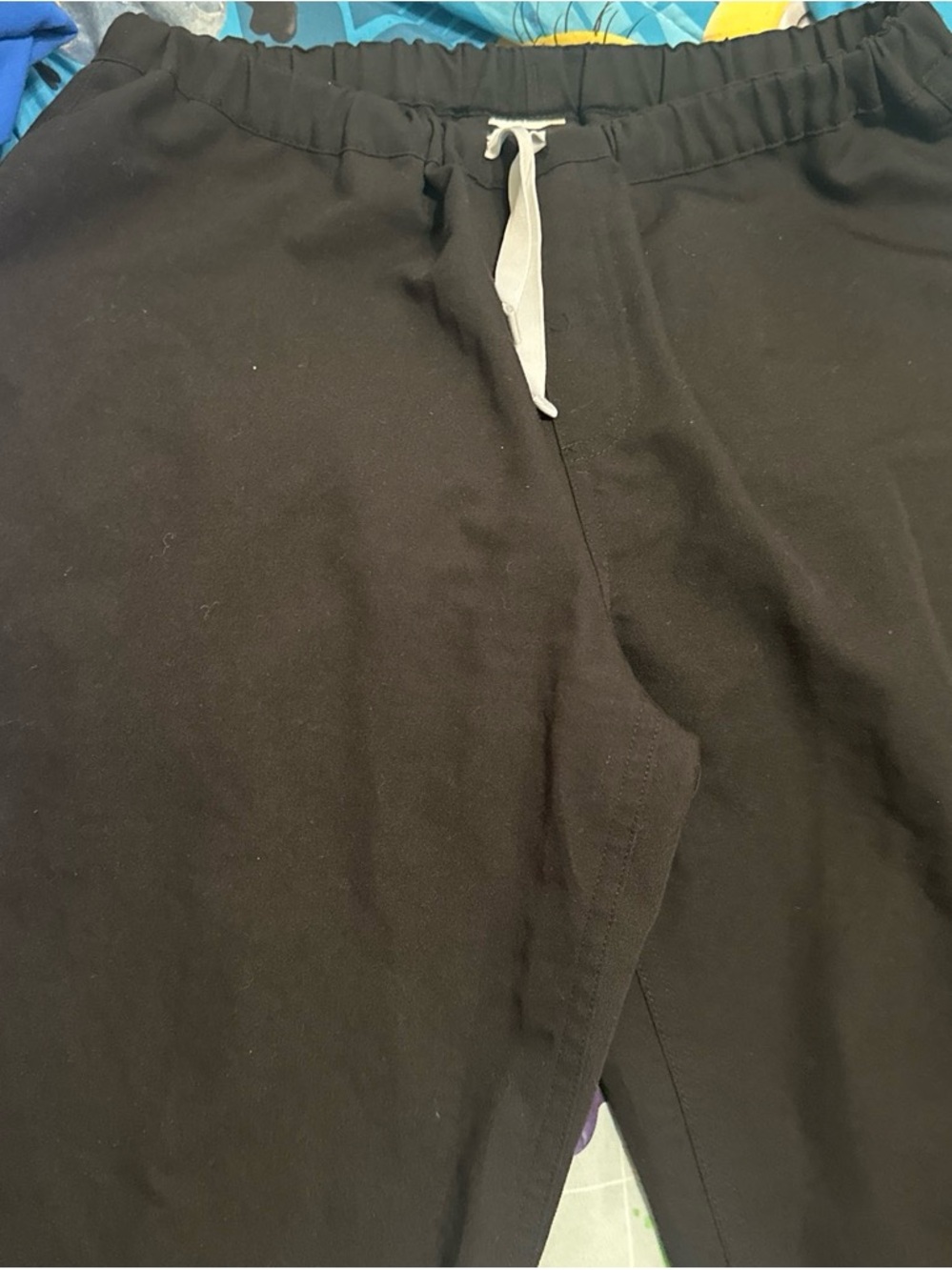 Figs Black Technical Collection Drawstring Pants - Picture 3 of 4